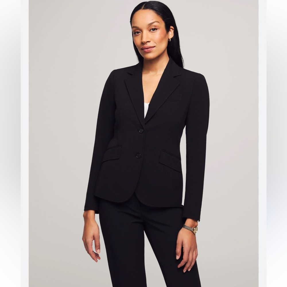 Petite Sophisticate Classic Black Blazer